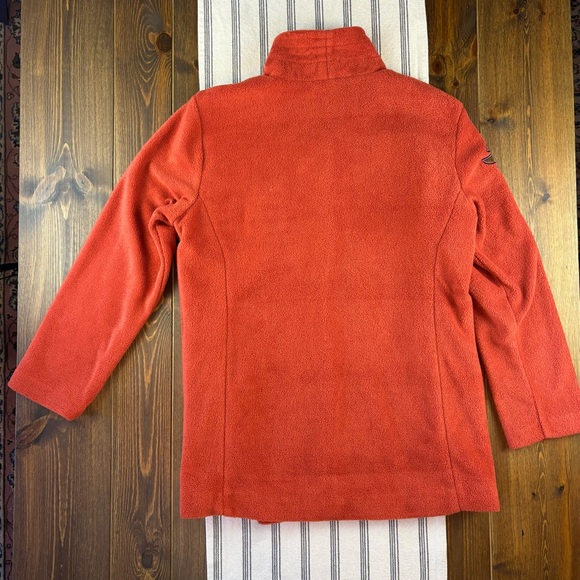 1990's Bob Mackie wearable Art Women's Embroidered Jacket Rust Color Size Small - Picture 15 of 16